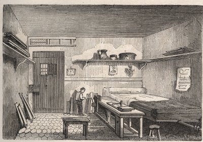 Parigi - Prigione de la Petite Roquette (prigione per donne e adolescenti) da Felix (after) Thorigny