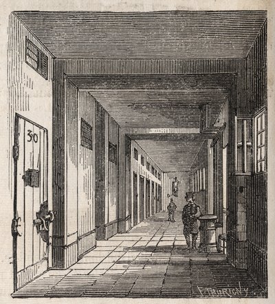 Parigi - Prigione de la Petite Roquette (prigione per donne e adolescenti) da Felix (after) Thorigny
