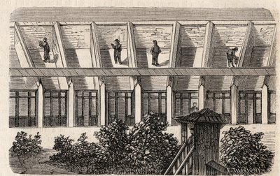 Parigi - Prigione de la Petite Roquette (prigione per donne e adolescenti) da Felix (after) Thorigny
