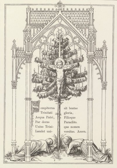 Sogno di Natale. Una festa, 1867 da Felix A. Joerdens