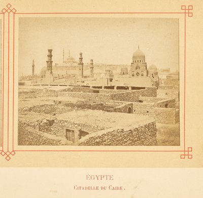 Cittadella del Cairo da Félix Bonfils