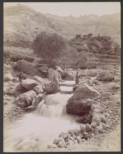 Corso del Kadisha, Monte Libano da Félix Bonfils
