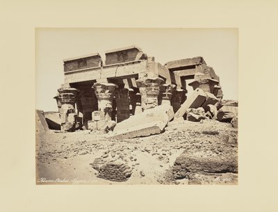 Koum-Ombos (Egitto) da Félix Bonfils