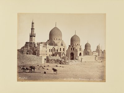 Il Cairo, tombe dei califfi da Félix Bonfils