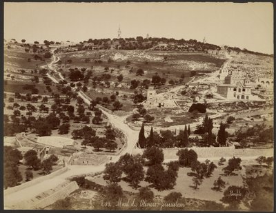 Monte degli Ulivi, Gerusalemme da Félix Bonfils