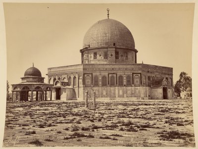 La moschea di Omar e il tribunale di Davide da Félix Bonfils