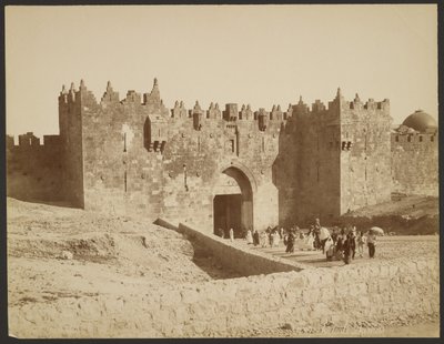 Porta di Damasco da Félix Bonfils