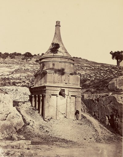 Tomba di Assalonne - Gerusalemme da Félix Bonfils