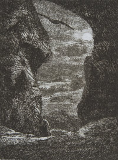 Addio ai Carpazi, 1857 da Felix Bracquemond