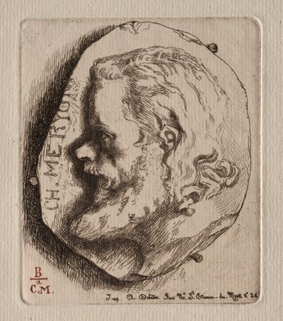 Charles Meryon, 1854 da Felix Bracquemond