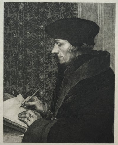 Erasmo, dopo Holbein da Felix Bracquemond