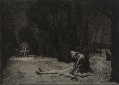 La morte di Matamore da Felix Bracquemond