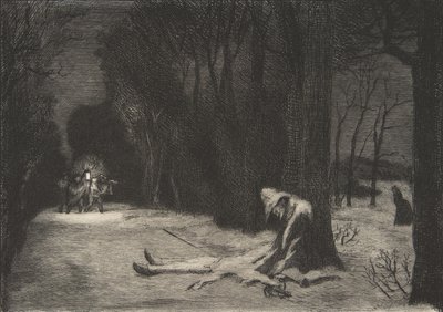 La Morte di Matamore Capitaine Fracasse da Felix Bracquemond