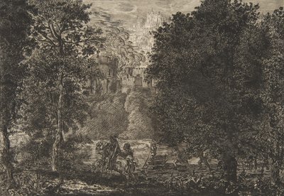 La fiamma è vicina al fuoco, circa 1853-5 da Felix Bracquemond