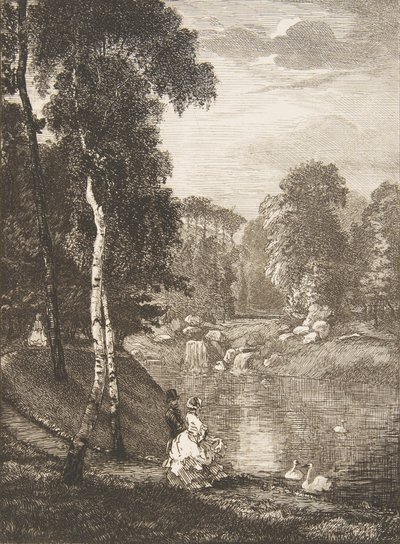 Le Bois de Boulogne da Felix Bracquemond