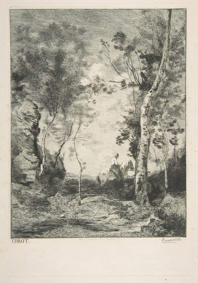Il cavallo bianco da Felix Bracquemond