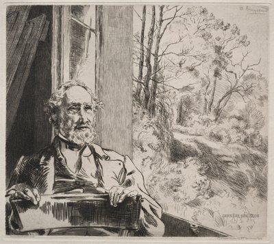 Meyer-Heine, c. 1872 da Felix Bracquemond