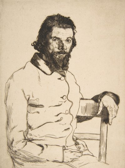 Ritratto di Charles Meryon, 1853 da Felix Bracquemond