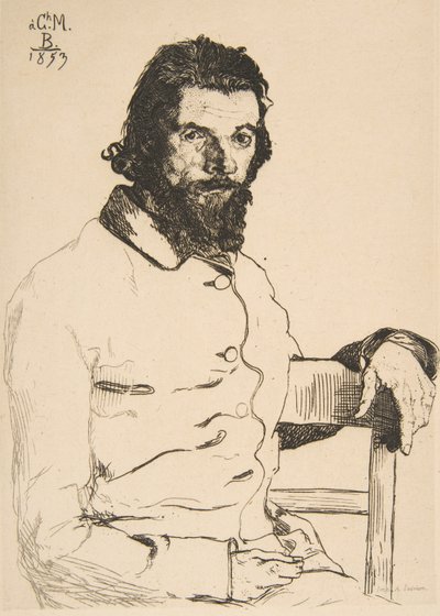 Ritratto di Charles Meryon, 1853 da Felix Bracquemond