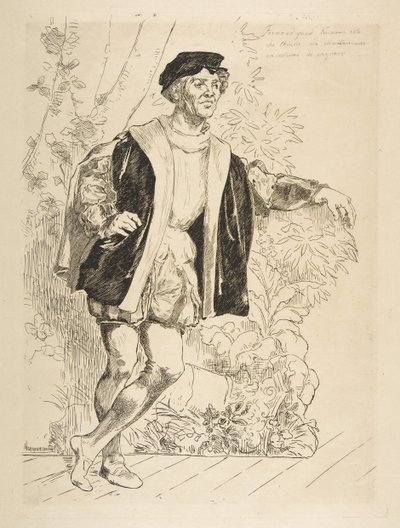 Ritratto di Fernand da Felix Bracquemond