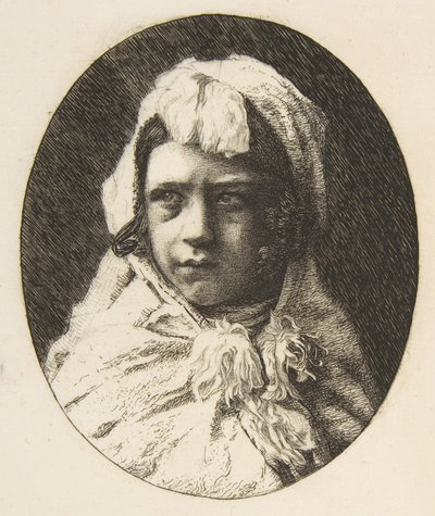 Ritratto di Henri Houssaye, da bambino da Felix Bracquemond
