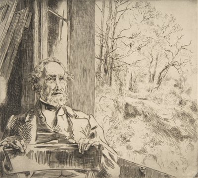 Ritratto di Meyer-Heine, 1872 da Felix Bracquemond