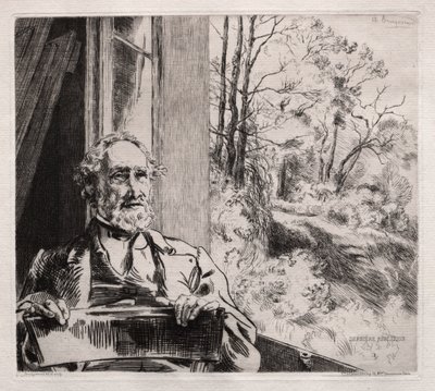 Ritratto di Meyer Heine da Felix Bracquemond