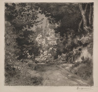 Strada per Sèvres, c. 1872 da Felix Bracquemond
