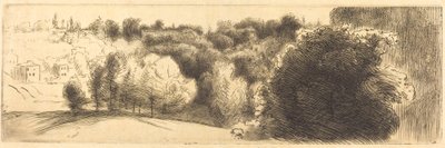 La strada che porta a Bellevue da Felix Bracquemond