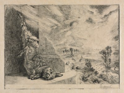 Il coniglio selvatico da Felix Bracquemond