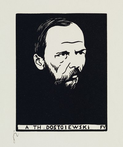 A Th. Dostoiewski, 1895 da Felix Edouard Vallotton