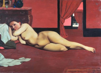Nudo nel salone rosso da Felix Edouard Vallotton