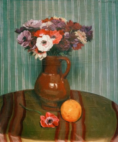 Anemoni e arancia da Felix Edouard Vallotton