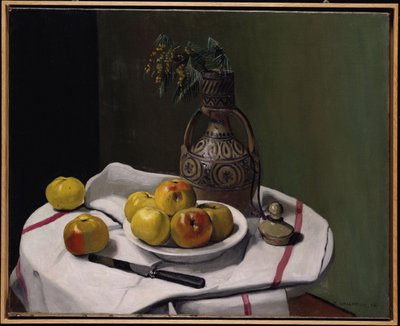 Mele e un vaso marocchino, 1914 da Felix Edouard Vallotton