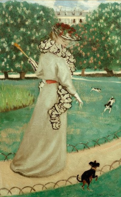Nel Giardino del Lussemburgo da Felix Edouard Vallotton