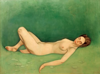 Bagnante dormiente (Donna nuda sdraiata dormiente) da Felix Edouard Vallotton