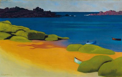 Baia a Tregastel, 1917 da Felix Edouard Vallotton