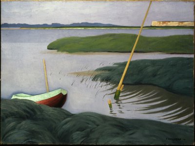 Barca a Berville da Felix Edouard Vallotton