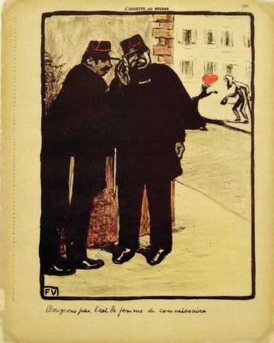 Non muoverti, è la moglie del commissario da Felix Edouard Vallotton