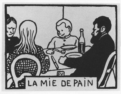 Capelli di carota: la briciola di pane, Jules Renard, illustrazione di Felix Vallotton, ed. Flammarion da Felix Edouard Vallotton