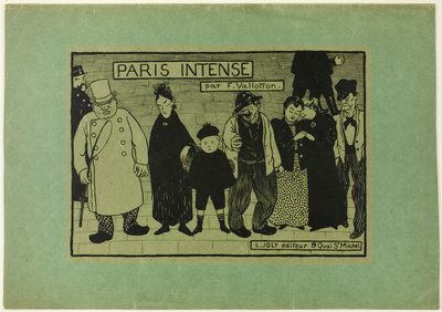 Copertina per Paris Intense da Felix Edouard Vallotton