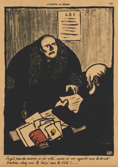 Crimini e punizioni II, 759: La domanda è, non se... da Felix Edouard Vallotton