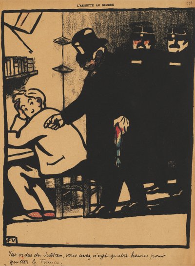 Crimini e punizioni XXI, 778: Per ordine del Sultano, 1869 da Felix Edouard Vallotton