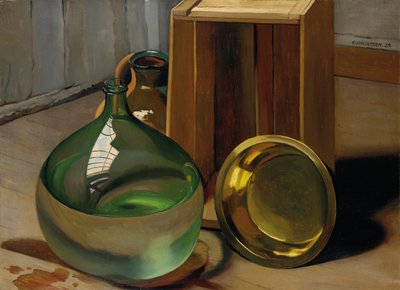Dame-jeanne e cassa, 1925 da Felix Edouard Vallotton