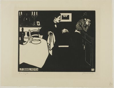 Misura Estrema, tavola sei da Intimità da Felix Edouard Vallotton