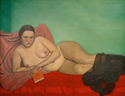 Donna nuda con un libro da Felix Edouard Vallotton