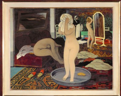 Donne alla toilette da Felix Edouard Vallotton