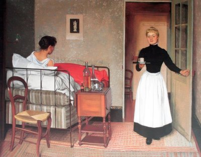 Félix Edouard Vallotton (1865 – 1925) pittore svizzero, 1892 il paziente da Felix Edouard Vallotton