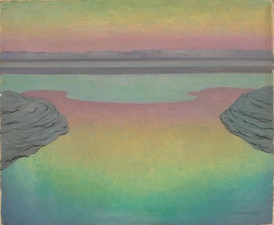 Alta marea nella luce della sera da Felix Edouard Vallotton