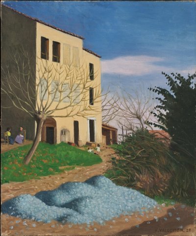 Casa al sole, pietre blu, 1920 da Felix Edouard Vallotton